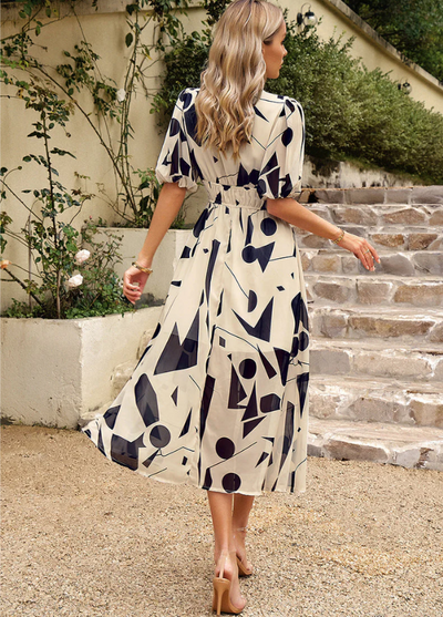 Merlin™ | Flattering Floral Midi Dress