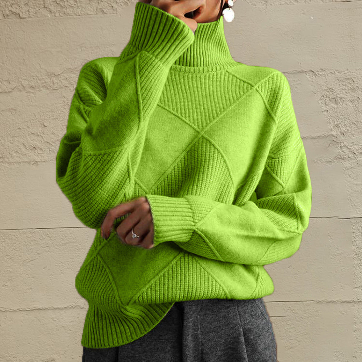 Angela™ - Turtleneck Sweater