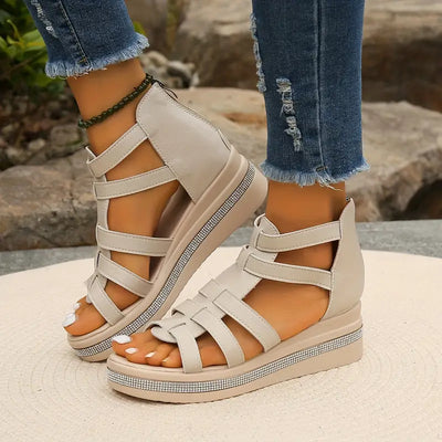 Violetta | Elegant Wedge Sandals