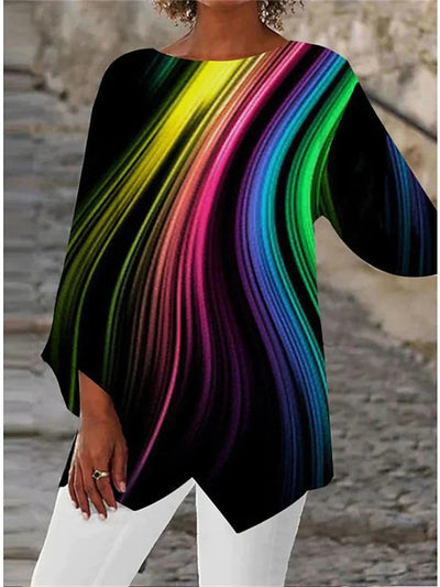 Alayah™ | Elegant Crew Neck Top