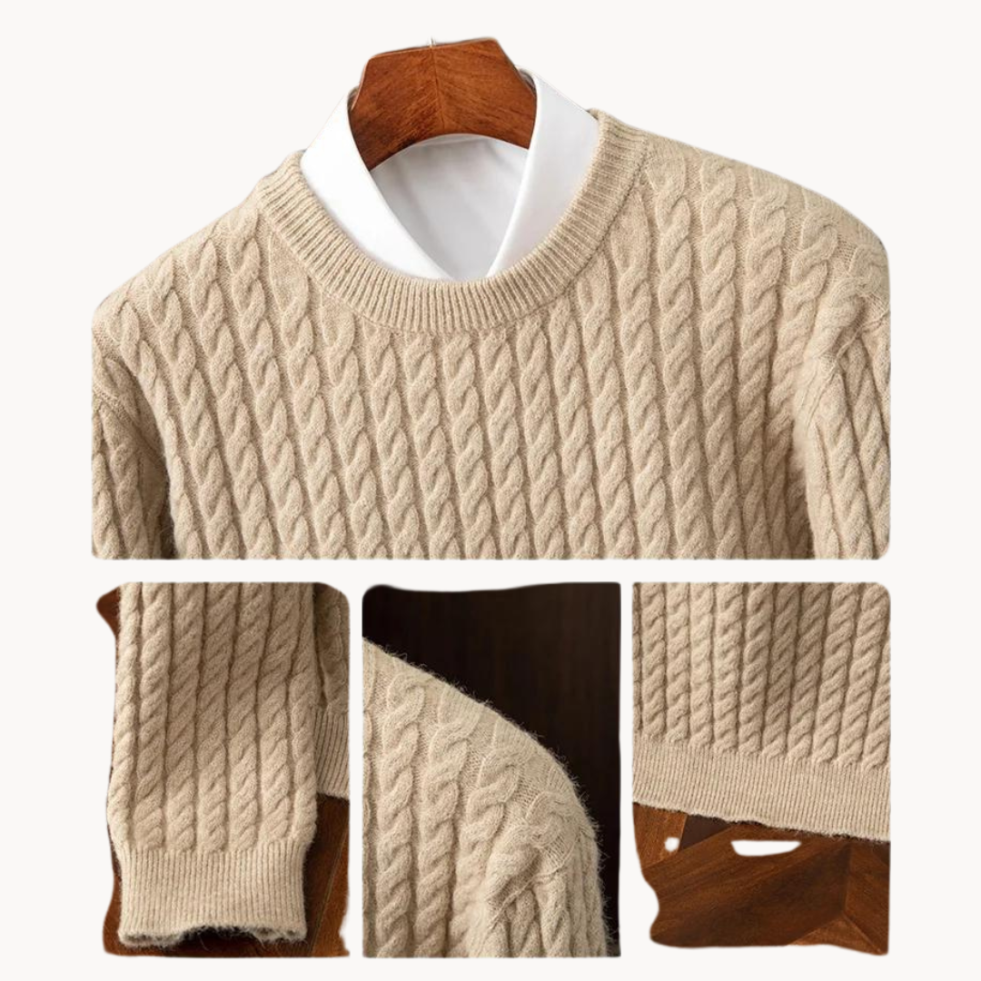 Nathan™ | Men's Luxury Knit Sweater