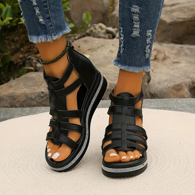 Violetta | Elegant Wedge Sandals