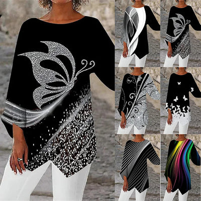 Alayah™ | Elegant Crew Neck Top