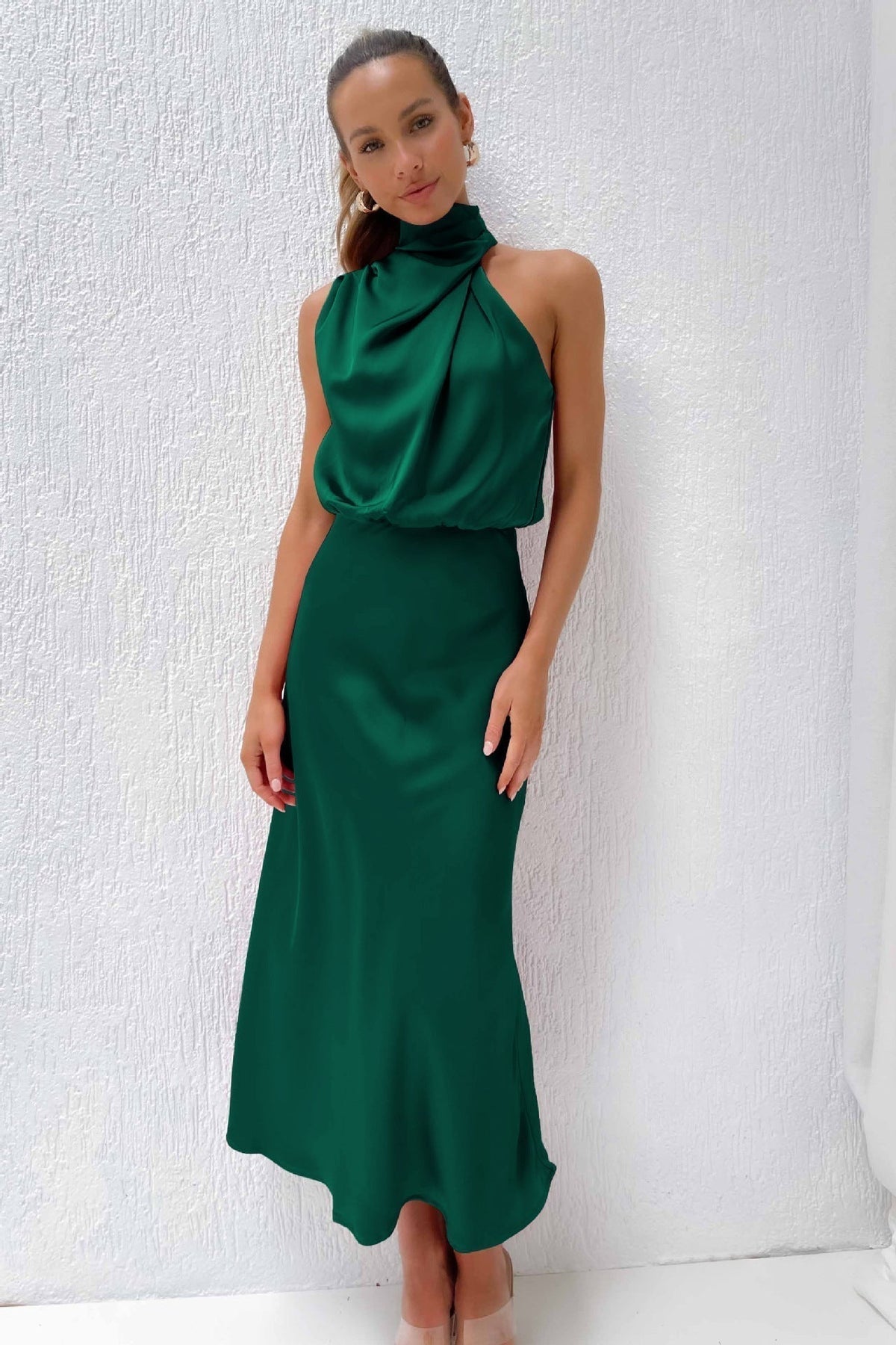 Ivrhanna™ | Elegant Midi Dress