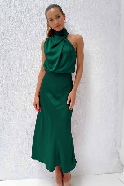 Ivrhanna™ | Elegant Midi Dress