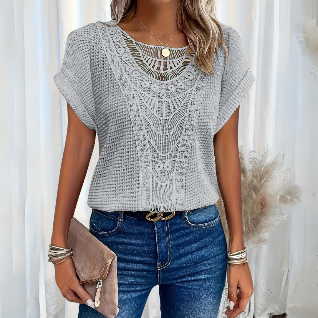 Pearl™ | Elegant Ibiza Style Blouse