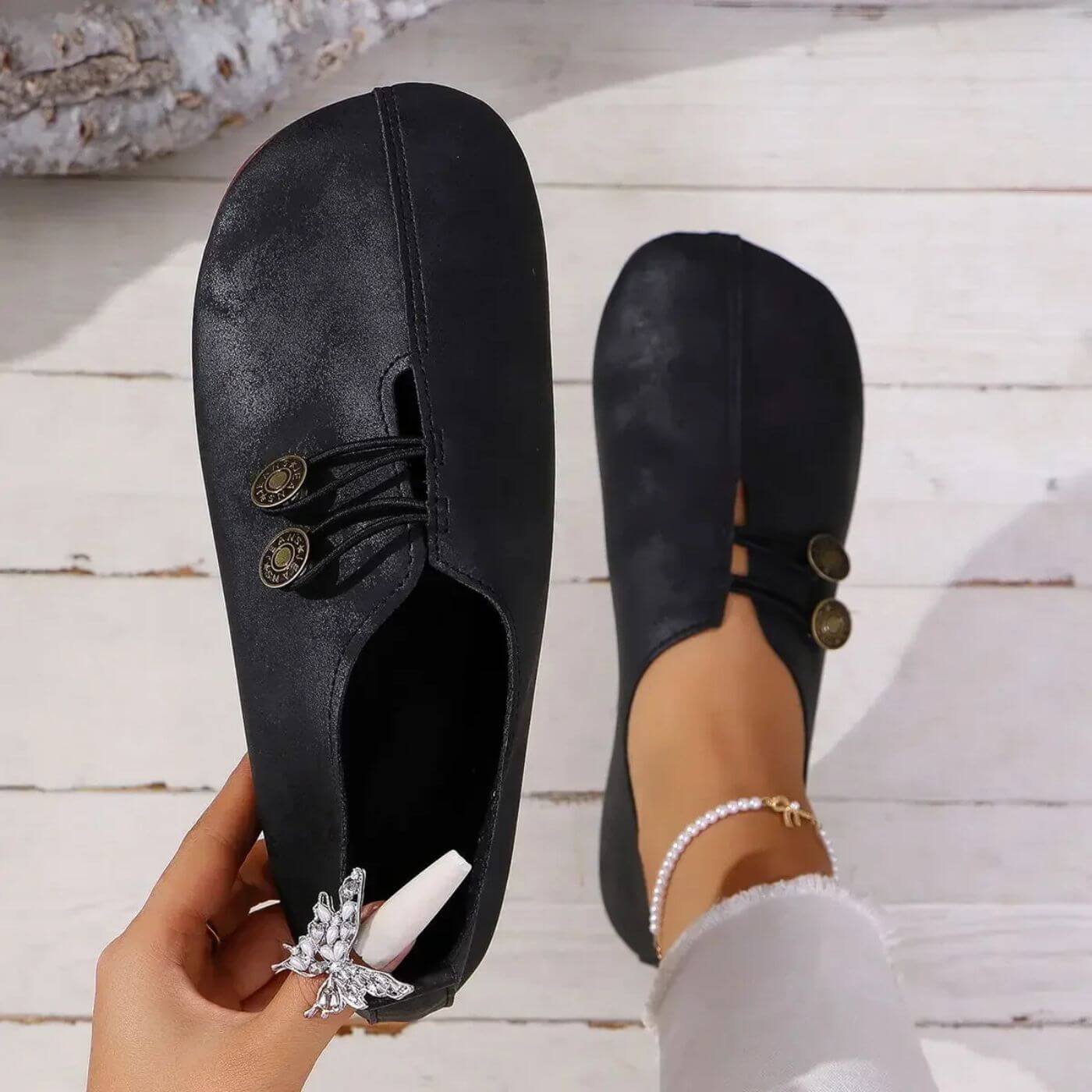 Teresa™ | Orthopedic Leather Shoes