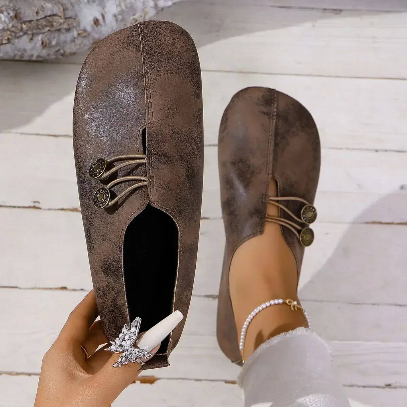 Teresa™ | Orthopedic Leather Shoes