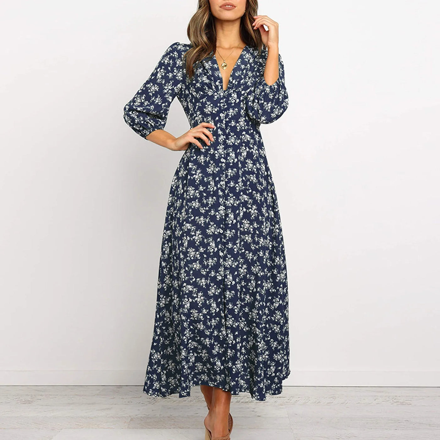 Adel™ | Bohemian Floral Dress