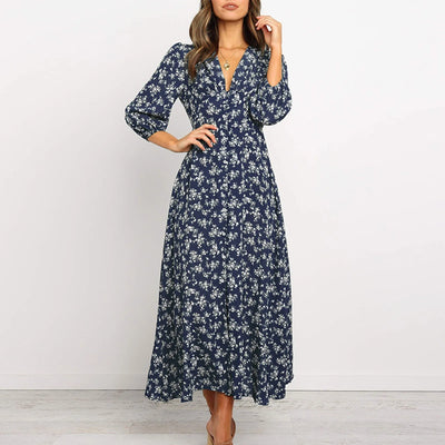 Adel™ | Bohemian Floral Dress