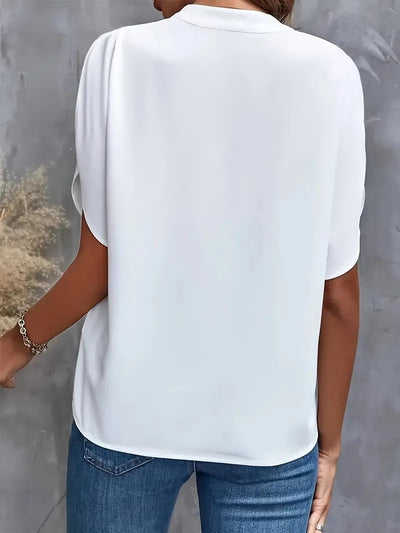 Beatrix™ | Soft and Elegant V-Neck Shirt