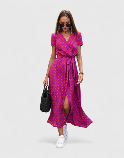 Larikina | Elegant Floral Midi Dress