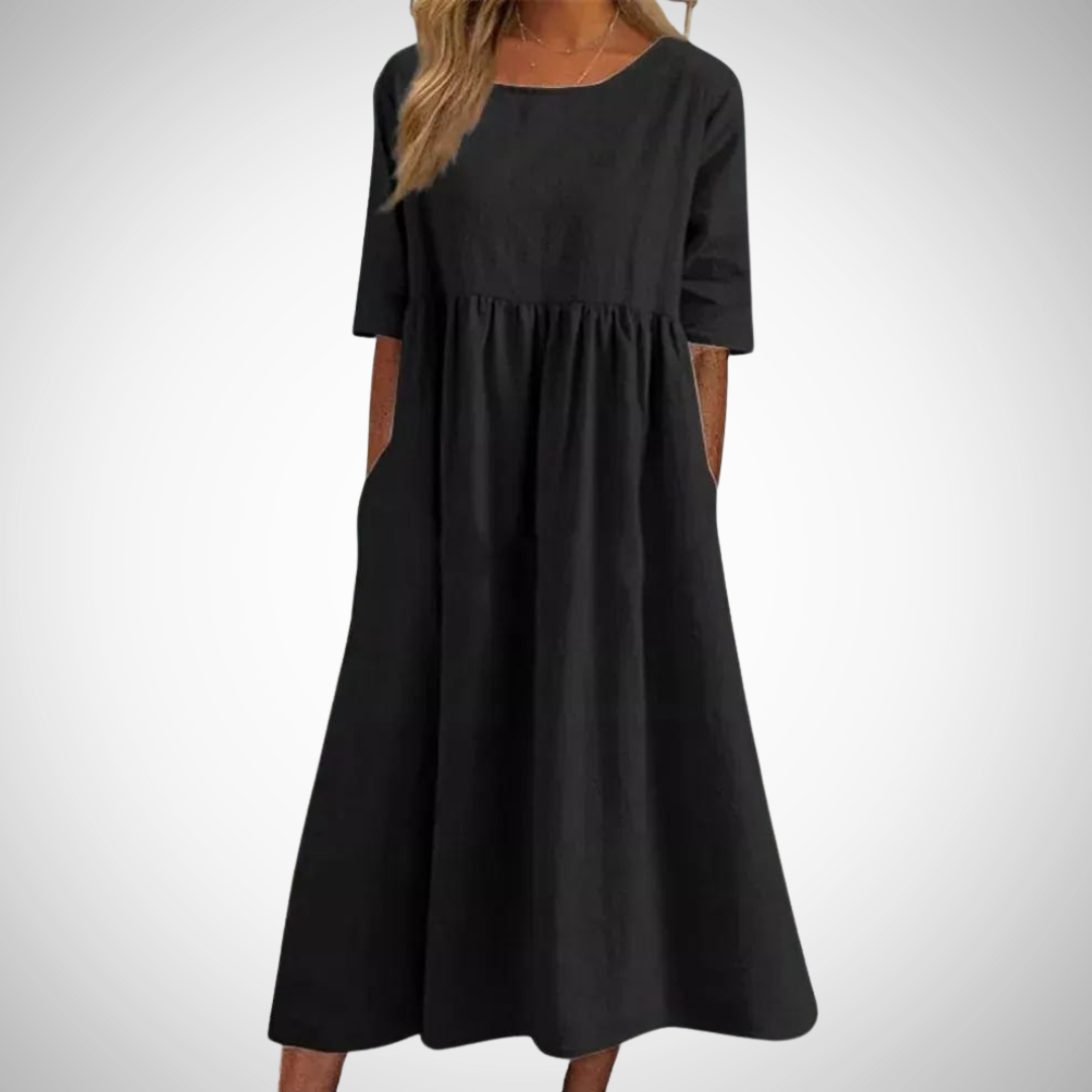 Haisley™ | Elegant Short-Sleeved Dress