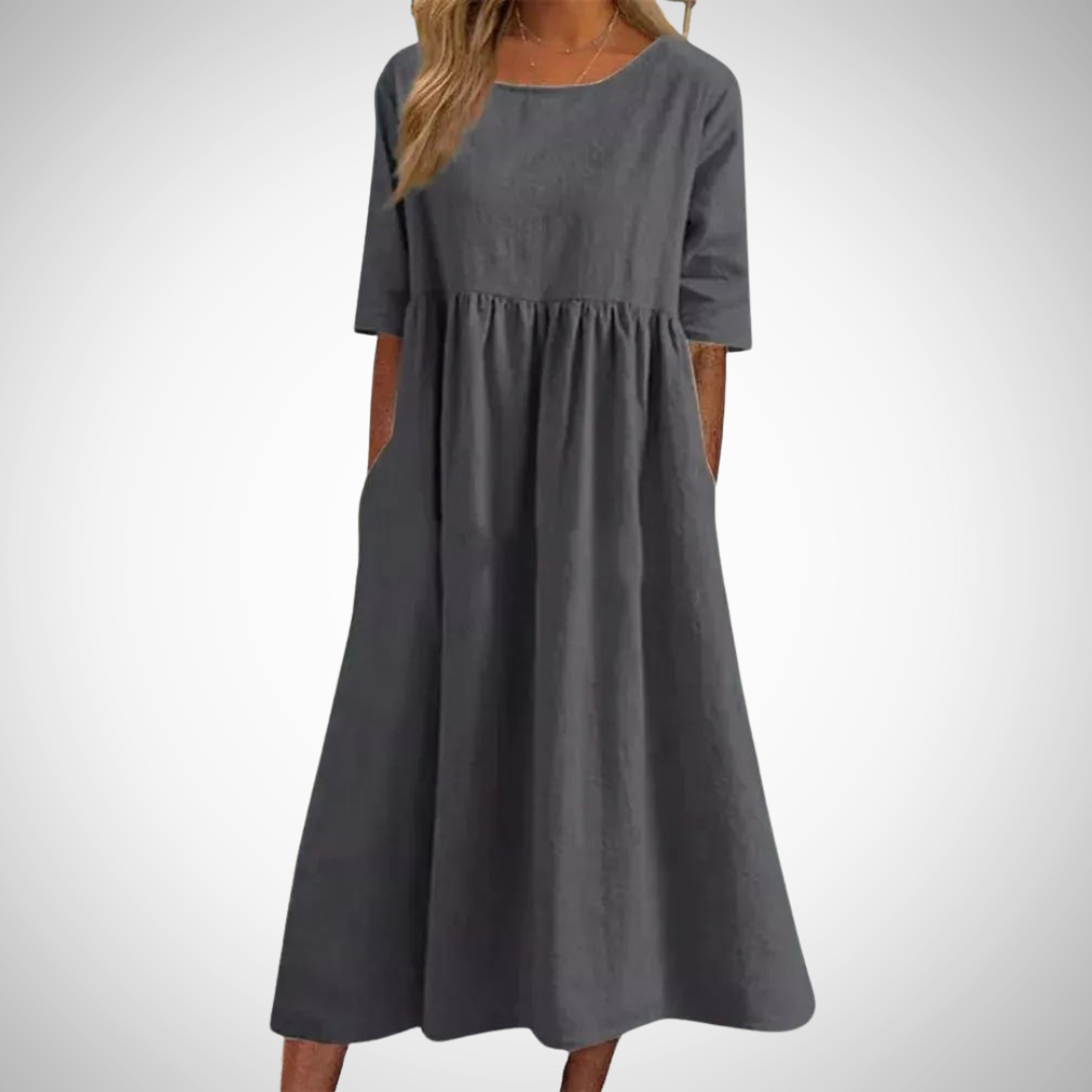 Haisley™ | Elegant Short-Sleeved Dress