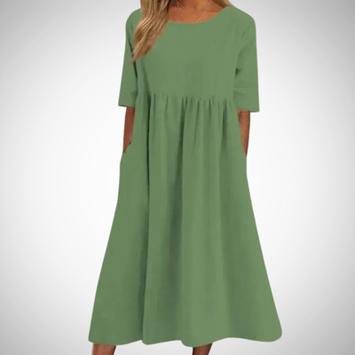 Haisley™ | Elegant Short-Sleeved Dress