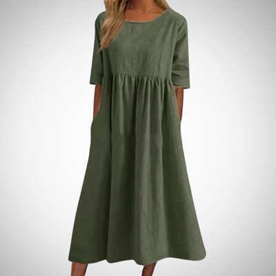 Haisley™ | Elegant Short-Sleeved Dress