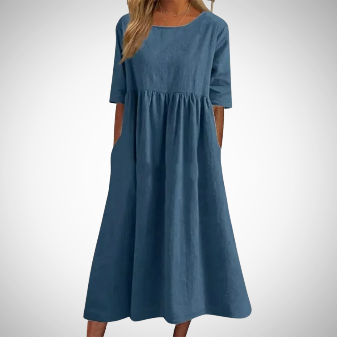 Haisley™ | Elegant Short-Sleeved Dress