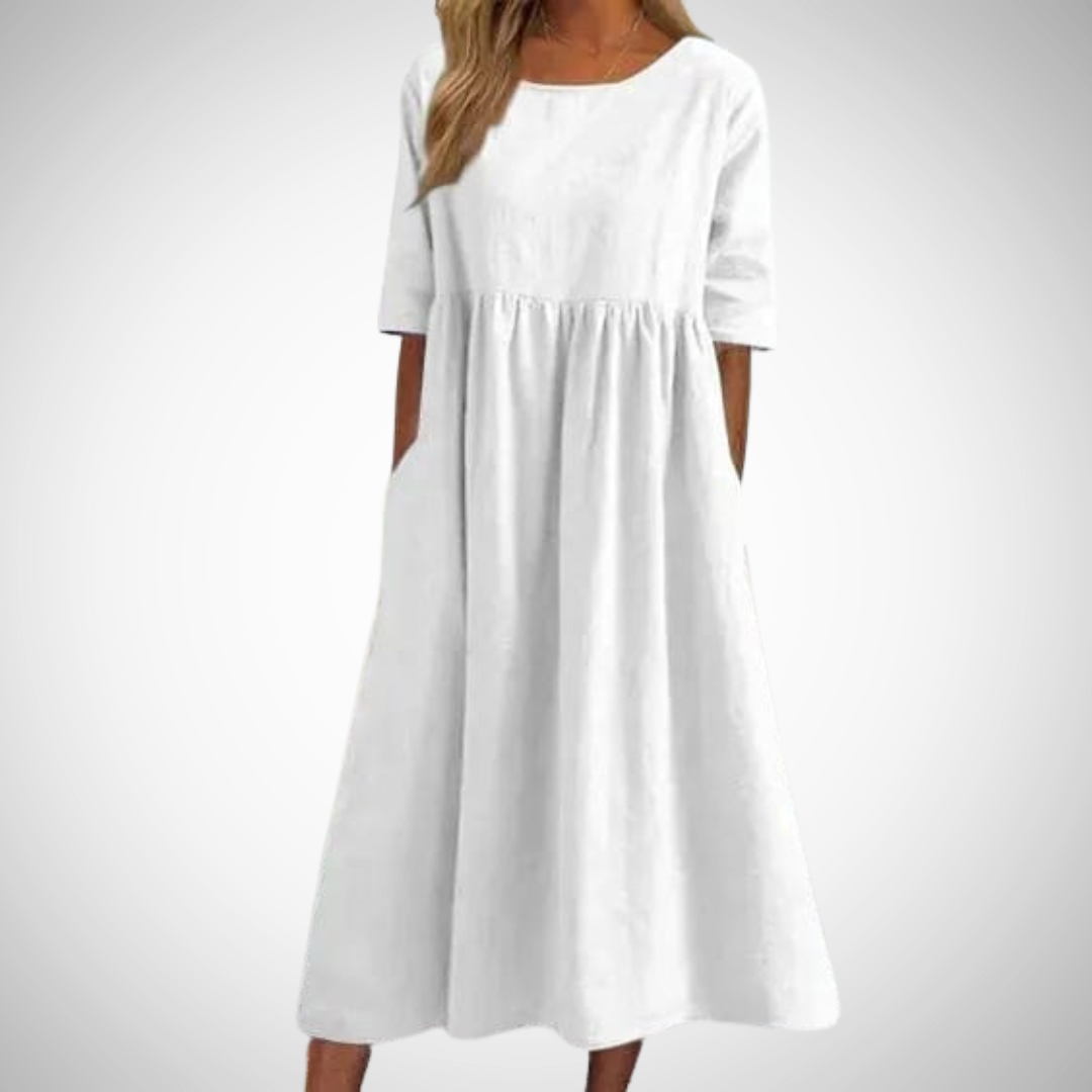 Haisley™ | Elegant Short-Sleeved Dress