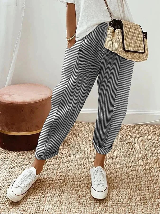 Donna™ - Striped Pants