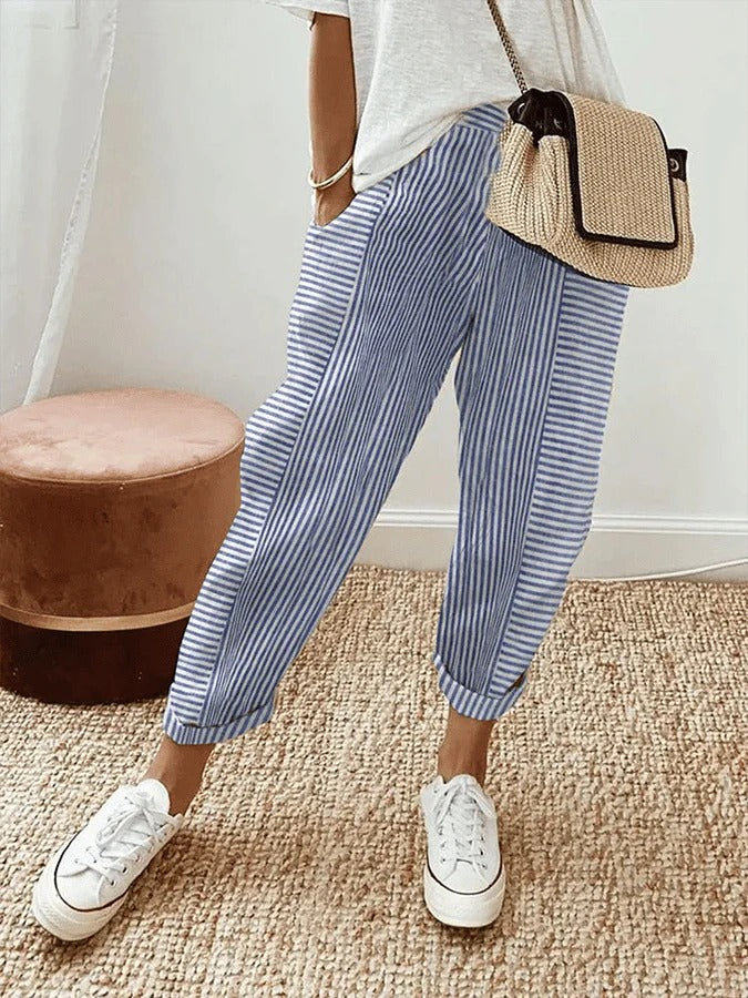 Donna™ - Striped Pants