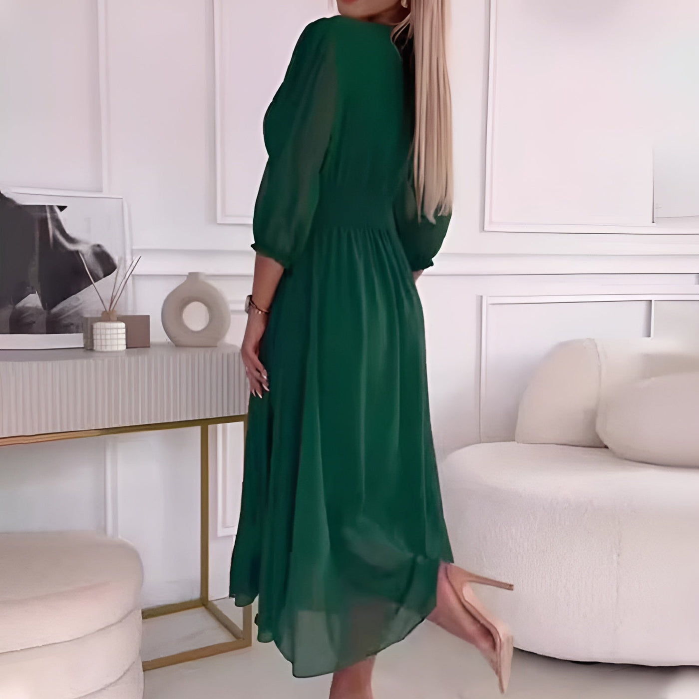 Chloe™ | Lightweight Silky Chiffon Dress